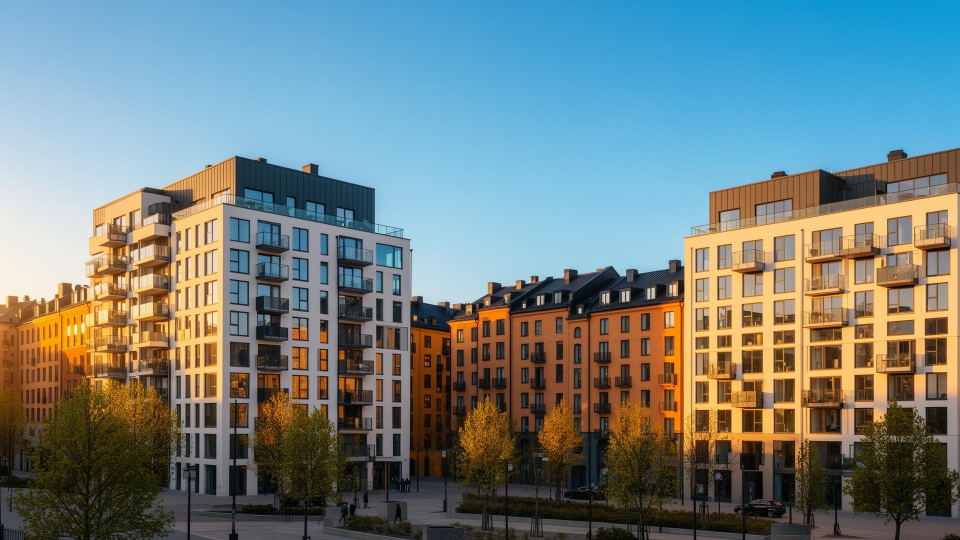 Moderna fastigheter i Stockholm